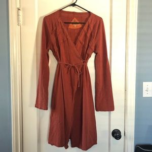 PRANA Burnt Orange Wrap Jacket